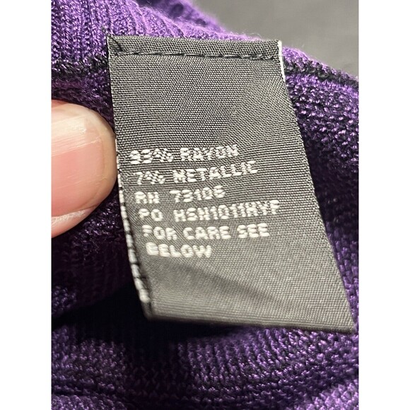 Paul Simon Peacock Poncho OS Purple Teal Artsy Boho Wearable Art - Picture 12 of 14